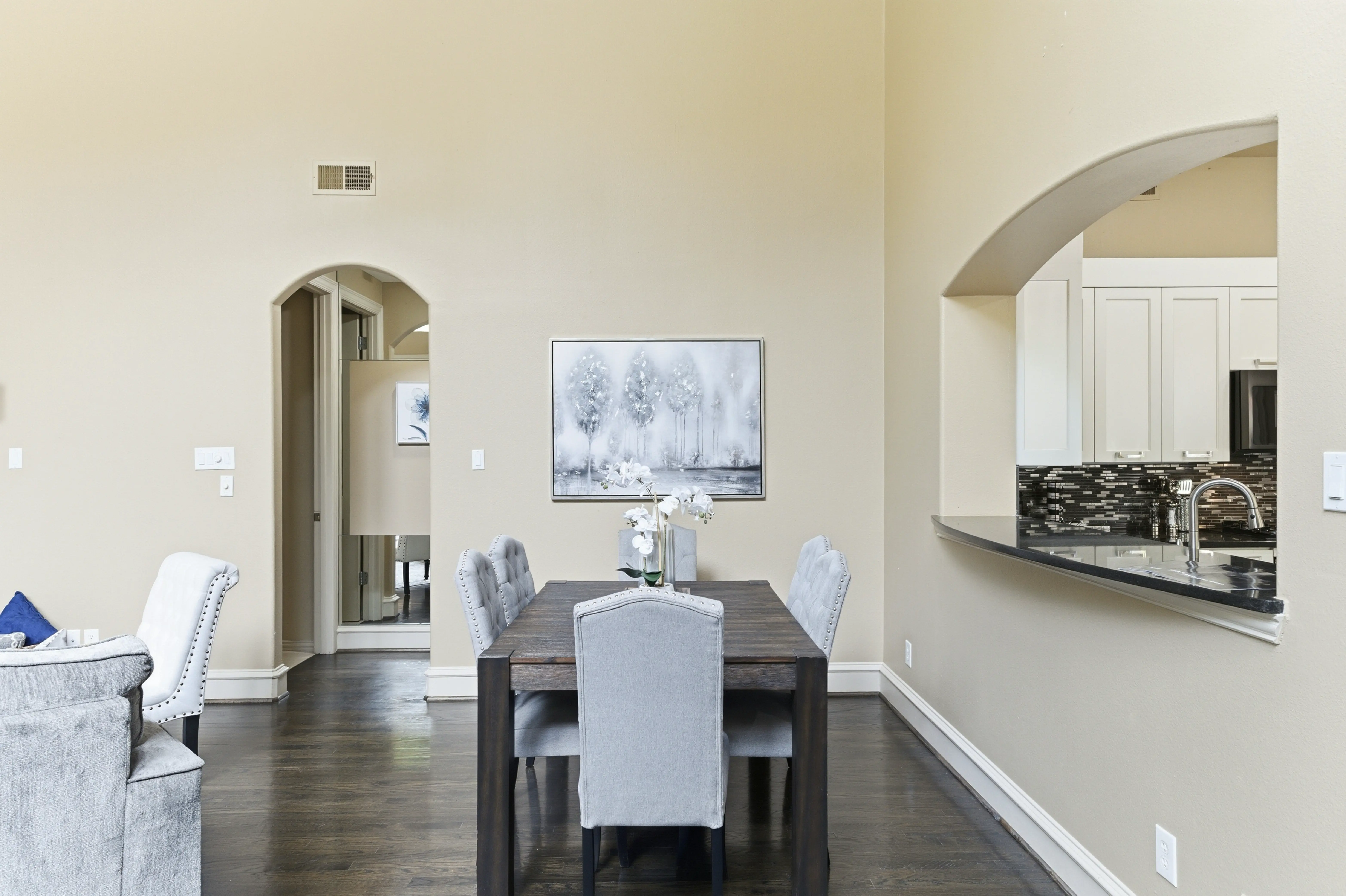 Formal dining area