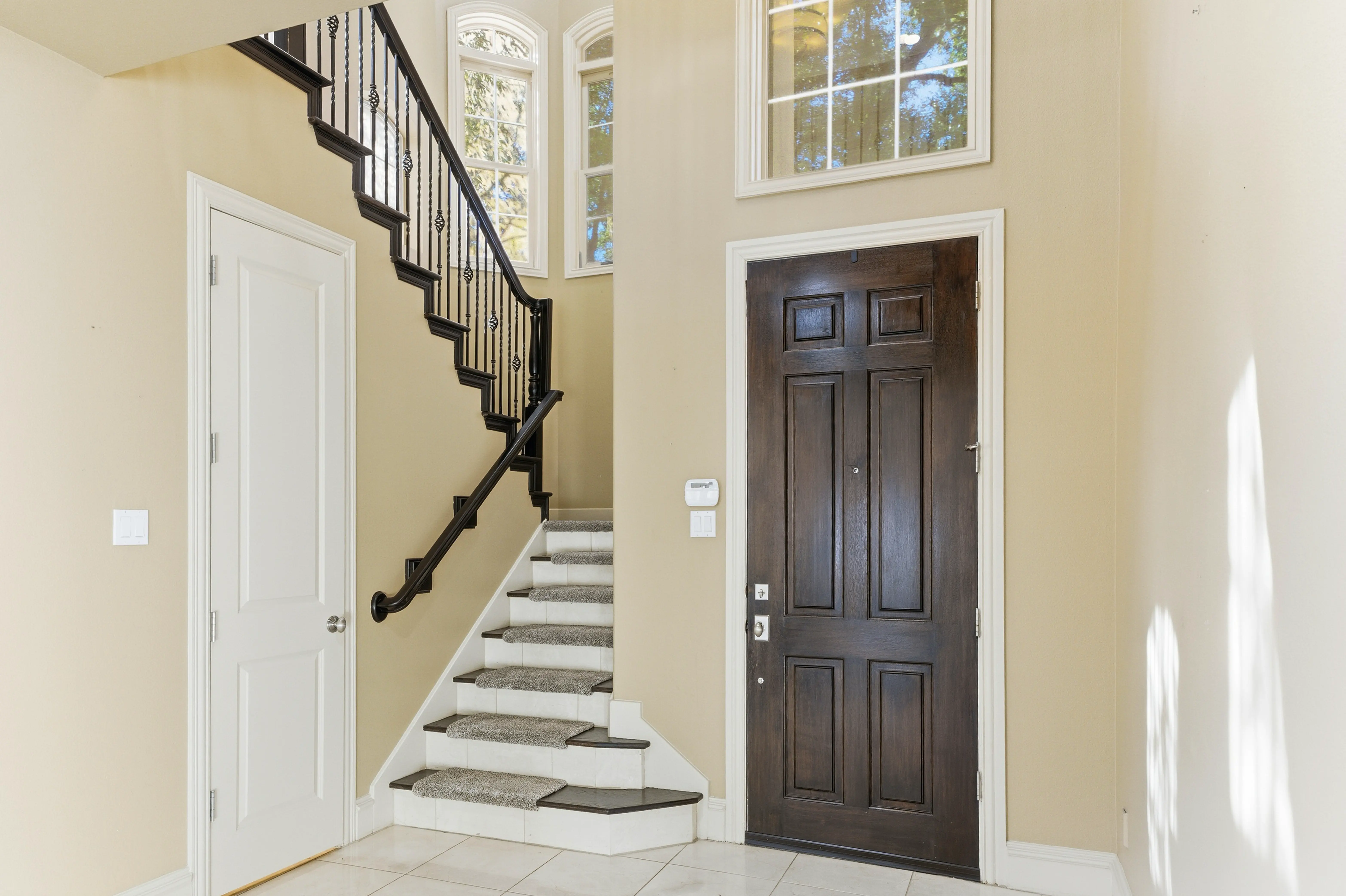 Kitchen countertops and stainless appliances