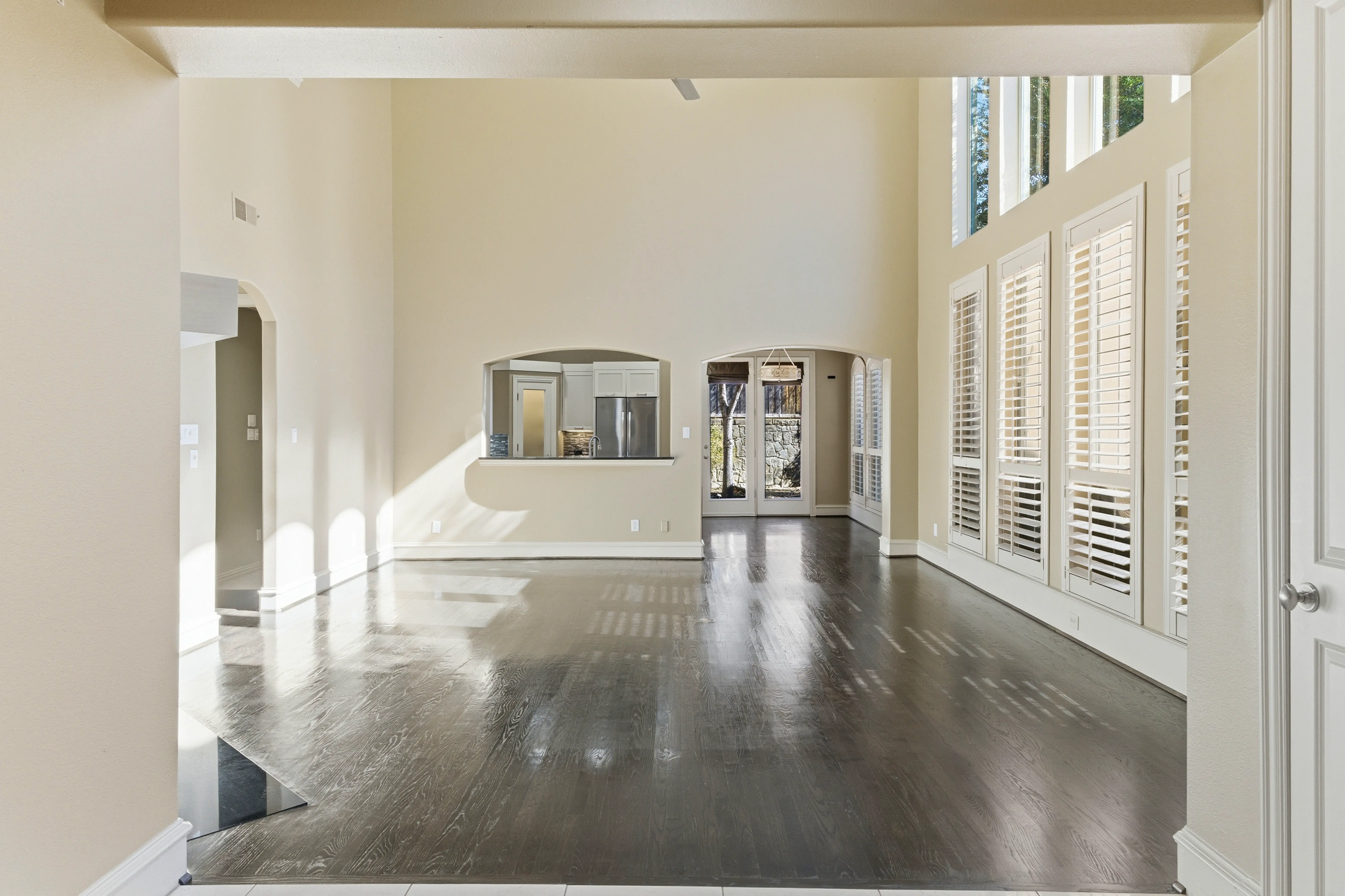 Kitchen cabinetry and breakfast area