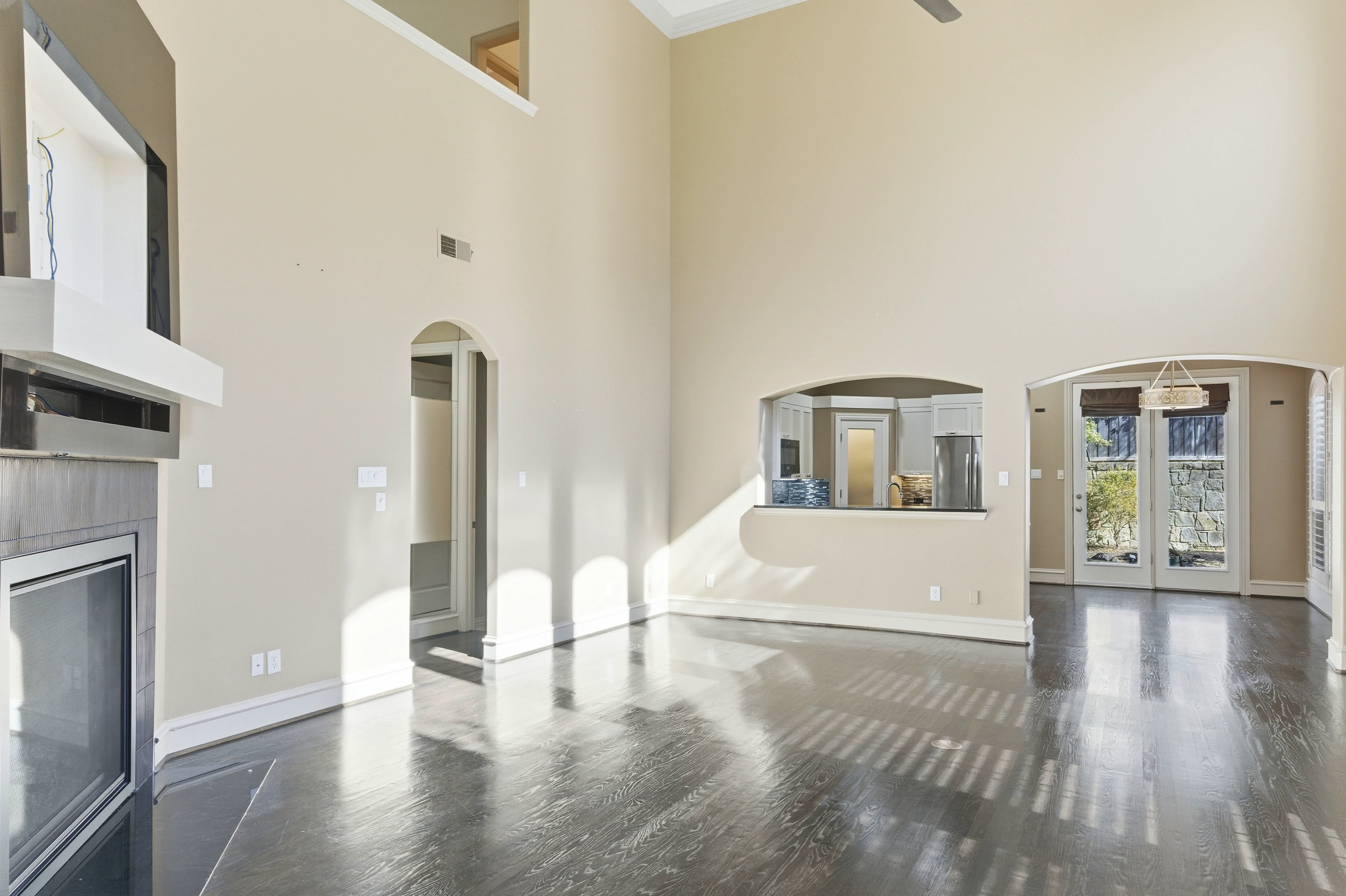 First-floor master suite